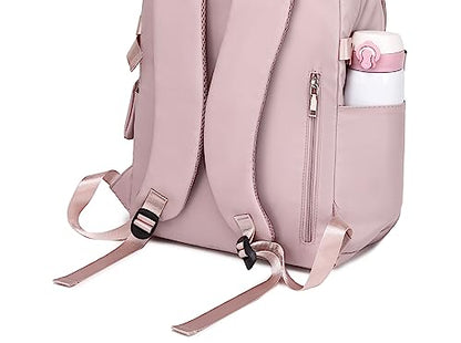 Acmebon Girl Roomy Fashion Laptop Backpack Casual Daily Backpack for Women Purple - color: Purple