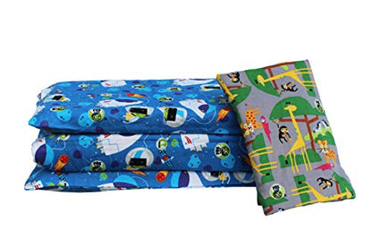 KinderMat 1.5" Thick + PBS Kids Adventure Kit - 2 Washable Covers - 47" x 22", Special Edition - Safari Party and Space Explorer - Value Bundle Great for Daycare & Family Households - color: Safari Party + Space Explorer Bundle 1.5 Inch