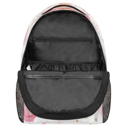 Pink Crown Laptop Backpack for Women 17 inch Backpacks Lightweight Computer Bag Rucksack Casual Daypack Work Travel - color: Multicolor-7