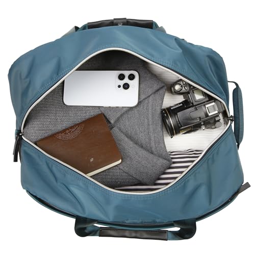 Kenneth Cole REACTION Emma 15" Convertible Duffel Carry On for Gym and Travel Bag, Deep Teal - color: Deep Teal, size: Carry-On 15-Inch