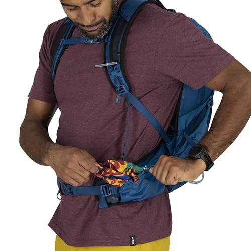 Osprey Talon 11L Men's Lightweight Hiking Backpack - Small Daypack for Travel & Camping, Black/Coal Grey - color: Black/Coal Grey, size: 11L - Standard Fit