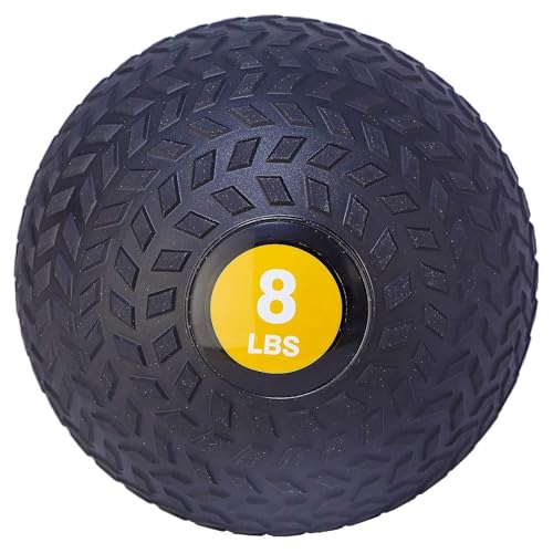 Fitvids Slam Medicine Wall Balls Workout Exercise Fitness Weighted Balls for Cross Training, Strength and Conditioning Exercises, Cardio and Core Workouts - style: 8 Pounds