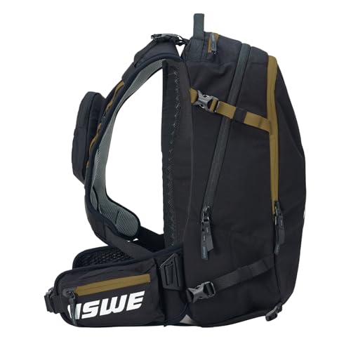 USWE Core Backpack, a High End Daypack for Enduro, Dirtbike, Moto, Black (25L Black/Bronze) - style: 25l Black/Bronze