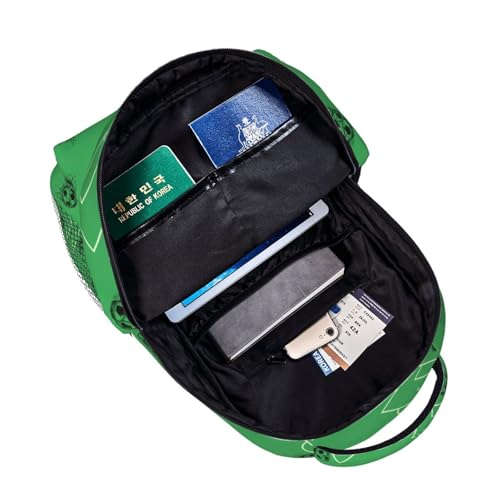 Soccer Laptop Backpack Cool Travel Hiking Backpack Mens Backpack Sport Casual Daypack Bag - color: Soccer 01
