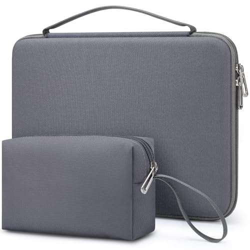 HYZUO 15-16 Inch Hard Shell Case Laptop Sleeve for MacBook Pro 16 M5/M4/M3/M2/M1 Pro/Max A3428 A3429 2026-2019, MacBook Air 15 M5/M4/M3/M2 2026-2023, 15" Surface Laptop, Razer Blade 15, Space Gray - color: Space Gray, size: 15-16 Inch