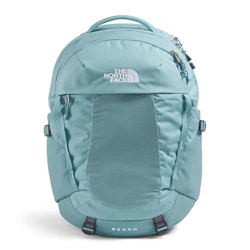 The North Face Women's Recon Everyday Laptop Backpack - Commuter Travel Bag, 18" Laptop Sleeve, Water-Repellent, Blue Eclipse Light Heather/Blue Eclipse, One Size - color: Blue Eclipse Light Heather/Blue Eclipse
