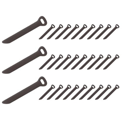 PATIKIL 30Pcs Leather Zipper Pull, 2.6" Replacement Zipper Puller Extender Backpack Luggage Sliders for Handbags Suitcases Bags Wallets Jackets Coats Pull Tabs, Coffee - color: Coffee