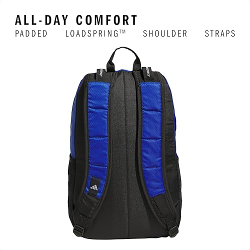 adidas Excel 7 School Backpack for Laptop, Gym and Travel, 34L, Team Royal Blue/Black/Silver Metallic/7.5, OSFA - color: Team Royal Blue/Black/Silver Metallic/7.5, size: One Size