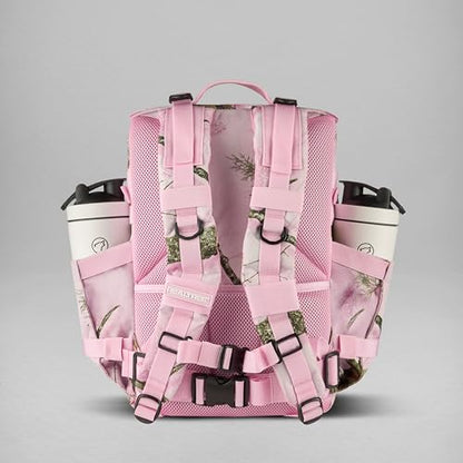 WOLFpak 35L Meal Prep Management Backpack (Realtree APX Flushing Pink) | Easily Store & Organize Food Storage Containers w/Built-In Lunch Box, Cooler, Travel, Insulated Bag - color: Realtree Apx Flushing Pink