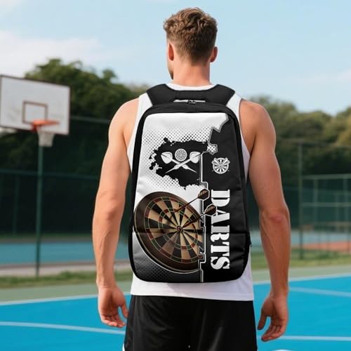 Boxing Dart Lightning Karate Baseball Sport Backpack Shoe Compartment Equipment Bags Gym Teenager Inner Pocket School Ball (Dart Design) - color: Dart Design