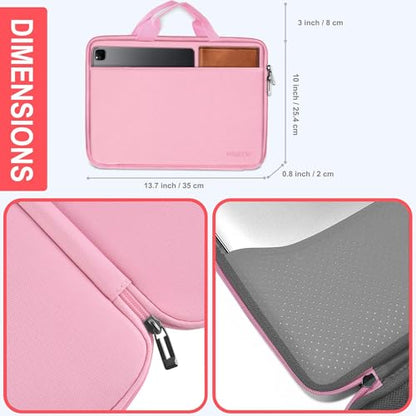 Hseok Laptop Case for MacBook Pro 14 inch TSA Sleeve Handbag, Pink - color: Pink