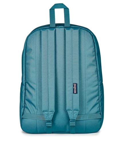 JanSport SuperBreak One Backpack - Durable, Lightweight Bag with 1 Main Compartment, Front Utility Pocket with Built-in Organizer, Premium Backpack, Emerald Pool - color: Emerald Pool