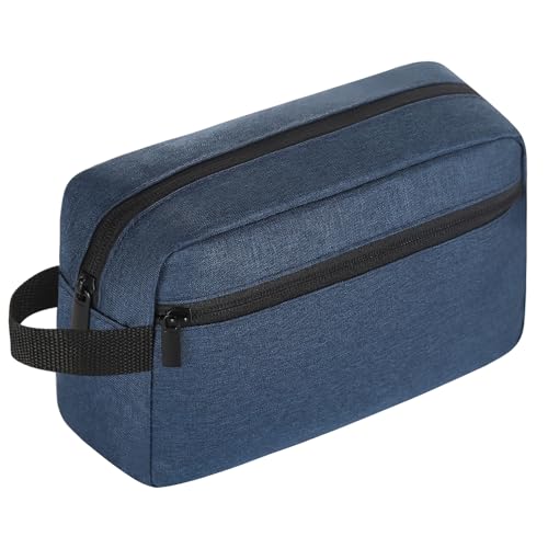 Icramsy Travel Toiletry bag Toiletry bag for women men Hanging Cosmetic bag Travel accessories for Women Men (Navy blue) - color: Navy blue
