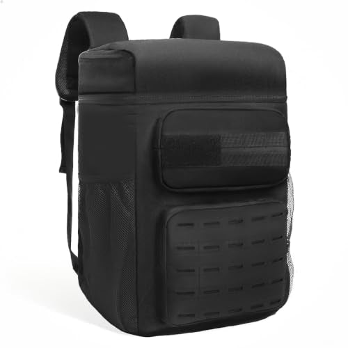 Backpack Cooler Insulated Leak Proof, Lightweight Soft Sided Cooler Backpack for Men Women, Waterproof Beach Cooler Bag Lunch Backpack for Camping Hiking Picnic Fishing Travel Outdoor - color: black1, size: 36 Cans