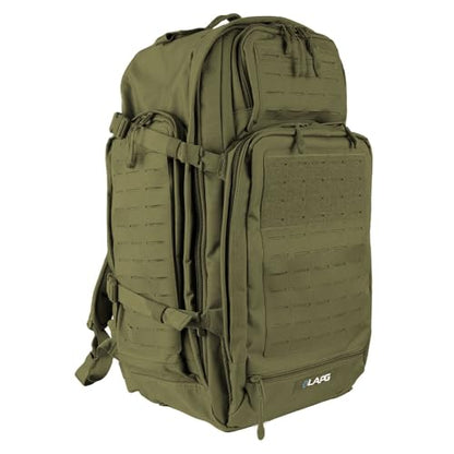 LA Police Gear Atlas 72 Hour Tactical Backpack for Men & Women, Large Bug Out Bag with MOLLE System, Hiking Hunting Combat Backpack, OD Green - color: Od Green