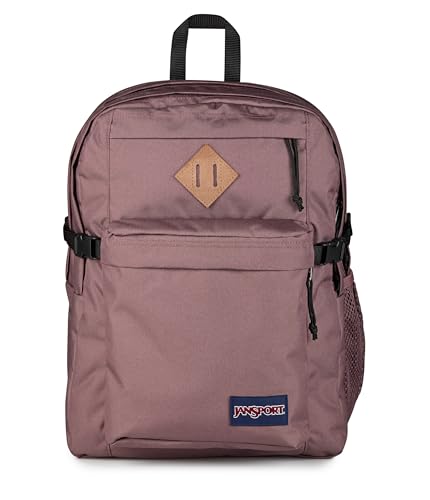 JanSport Main Campus Backpack - Travel or Work backpack w 15-Inch Laptop Sleeve and Dual Water Bottle Pockets, Mahogany Haze - color: Mahogany Haze