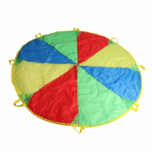 Parachute, Parachute For Kids 1.8m Sack Rainbow Umbrella Kids Play Parachute Sport Activity Game Accessory
