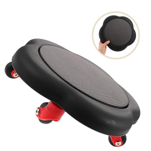 VICASKY Ab Roller Wheel for Core Exercise and Abdominal Workout, Five-wheel Flower Sliding Disc, Black Fitness Sliding Discs for Home Gym Strength Training