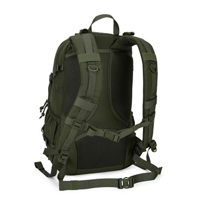 Mardingtop Small Tactical Backpack,Molle Hiking Backpack for Backpacking,Cycling and Biking,15L/25L Backpack - color: Army Green, size: 25L