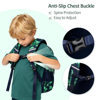 abshoo Dinosaur Backpack For Boys Kindergarten Elementary Bookbag Lightweight Kids School Bag (Dinosaur) - color: Dinosaur