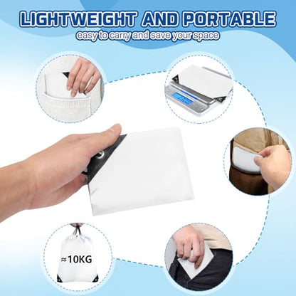 Grneric Drawstring Backpack Bulk 70Pcs String Backpack Drawstring Bags Cinch Bag Sackpack for Men Women Gym(White) - color: White