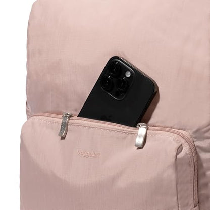 Baggallini Women's Carryall Packable Backpack, Ballet Pink - color: Ballet Pink