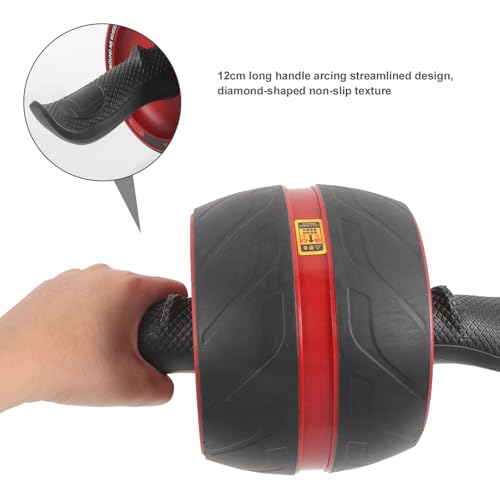 Toddmomy Ab Roller Wheel with Automatic Rebound, Abs Exercise Wheel for Core Workout and Abdominal Training, Home Fitness Equipment for Men and Women