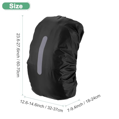 M METERXITY Waterproof Backpack Rain Cover - color: Black, size: Small(15L-25L)