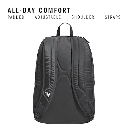 adidas Stadium 4 Soccer Backpack – Team Sports Bag with Ball Pocket, 36L - color: Dark Grey