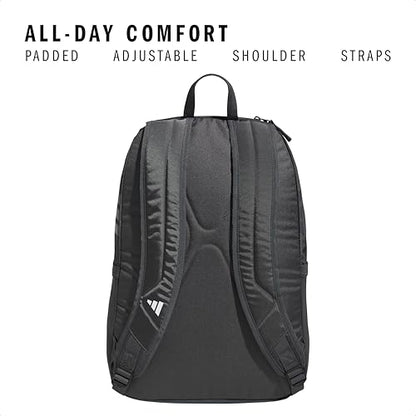adidas Stadium 4 Soccer Backpack – Team Sports Bag with Ball Pocket, 36L - color: Dark Grey