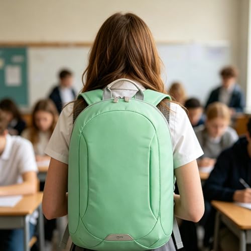 Urban Minimalist Stylish Versatile Backpack, Eco-Friendly Daypack with Lightweight Durable Design for Gift (GREEN) - color: Green
