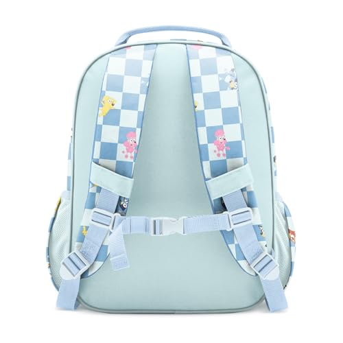 Simple Modern Medium Bluey Toddler Backpack for School Girls and Boys | Kindergarten Elementary Kids Backpack | Fletcher Collection | Kids - 15" tall | Bluey Checkmate - color: Bluey: Checkmate, style: Kids Medium