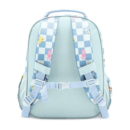Simple Modern Medium Bluey Toddler Backpack for School Girls and Boys | Kindergarten Elementary Kids Backpack | Fletcher Collection | Kids - 15" tall | Bluey Checkmate - color: Bluey: Checkmate, style: Kids Medium
