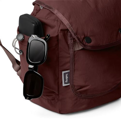 Bellroy Cinch Minipack (lightweight 9 liter backpack with external organization and adjustable shoulder straps) - Burgundy - color: Burgundy