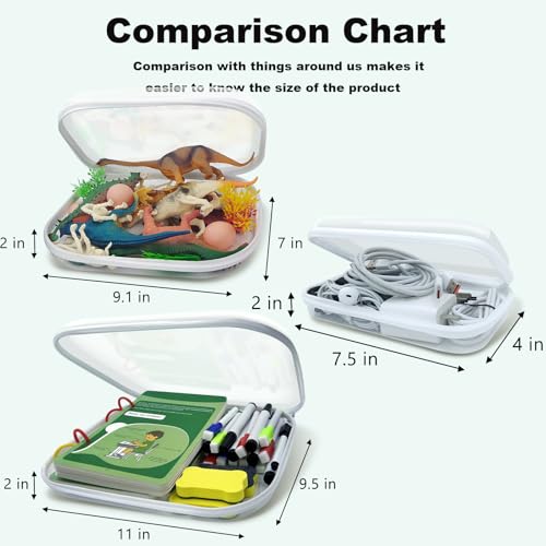 Clear Hard Shell Zipper Case,6PCS Transparent Clear Zipper Pouches,Hard Side Plastic Case Set,Portable Travel Storage Organizer Bins - color: 6pcs-BK-LMS