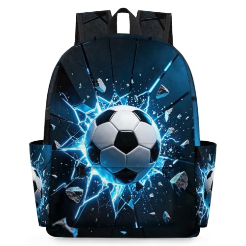 Sport Football Ball Kids Backpack for Boys Girls Soccer Sport Preschool Toddler Backpack Kindergarten Nursery Bookbag Travel Children Lightweight School Bag - color: Soccer
