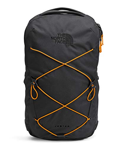 The North Face Jester Everyday Laptop Backpack - PFAS Free - color: Asphalt Grey/Knockout Orange