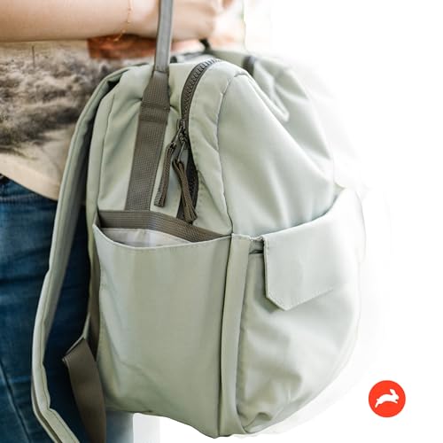 RED ROVR Mini Roo Lightweight Backpack | 6 pockets for everyday essentials (Sage) - color: Sage