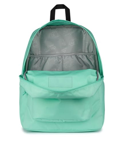 JanSport SuperBreak Plus Backpack with Padded 15-inch Laptop Sleeve and Integrated Bottle Pocket - Spacious and Durable Daypack for Work and Travel - Magic Mint - color: Magic Mint