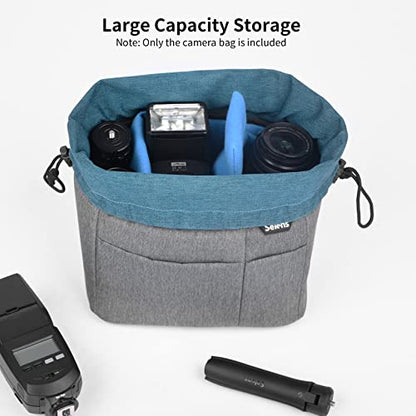 Selens Camera Bag for Backpack, Shockproof DLSR SLR Insert Case Bag