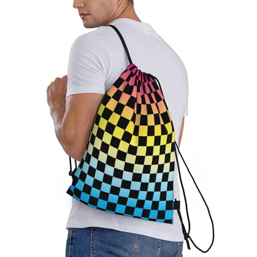 Rainbow Pride LGBT Drawstring Backpack Bag Sport Gym Dance Beach Travel Sackpack for Women Men - color: Lgbt_ddd00647