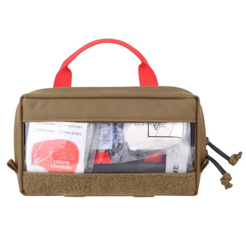 KRYDEX Clear Top Insert Bag with Hook Panel Tactical Packing Cube Travel Organizer Bag (Small -CB) - color: Small -CB