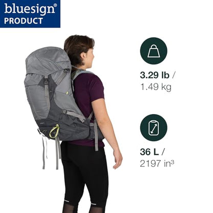 Osprey Sirrus 36L Women's Hiking Backpack - Lightweight Backpacking Pack with Waterproof Raincover - Camping Bag, Purple Dusk - color: Purple Dusk, size: 36L