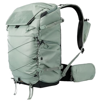 LEOFOTO 35L Camera Backpack for Photographer, Lightweight Waterproof Travel Camera Bag for Camera/Drone/15.6" Laptop, Photopraphy Bag with Side Access & Rain Cover, Tripod Compatible, 2.95KG (GREEN) - color: 35lbag+large Insert-green