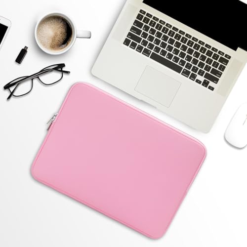 RAINYEAR 13 Inch Laptop Sleeve Compatible with 13.3" MacBook Air/Pro M1 M2 M3 M4 M5 A3449 A3240 A3113 A2681 A2338 Carrying Computer Bag Protective Cover Case (Pink) - color: Pink, size: 13"