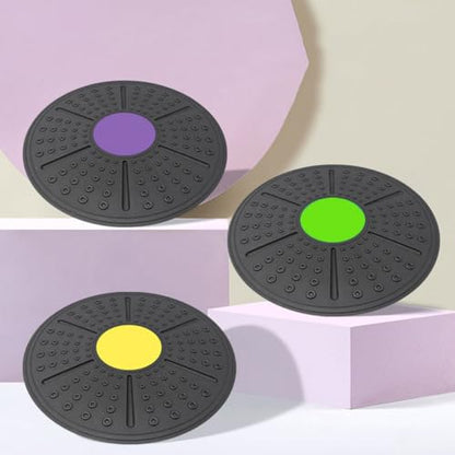Balance Exercise Board Fitness Balance Tool Green Non-slip Household Equilibrium Training Device for Physiotherapy and Core Stability