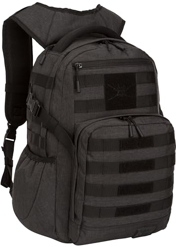 SAMURAI TACTICAL's Wakizashi Travel Backpack - Military Style with MOLLE System, Assault Design for Durability and Functionality, One Size, Heathered