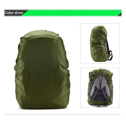 Backpack Rain Cover 20-80L Lightweight Nylon Water Resistant Waterproof Backpack Outdoor Camping Hiking Travel Cycling Rain Cover Dust - color: Green 70L