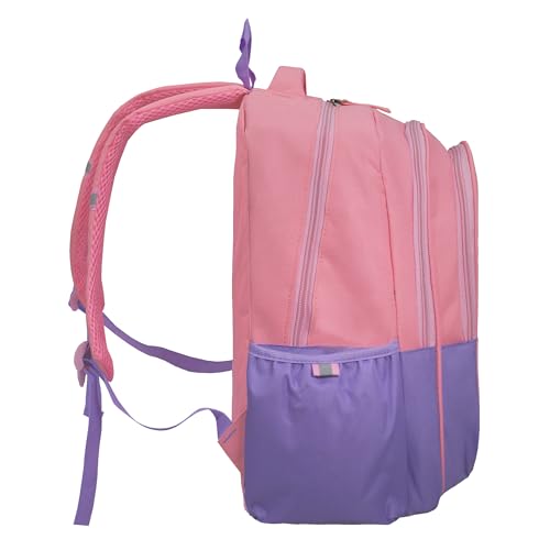 15 inch Primary School Kindergarten Schoolbag Leisure Cool Cute Cartoon Travel Backpack For Boys Girls Ages 6-10 Use - color: Pink Butterfly, size: Large