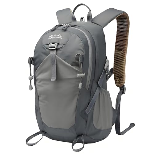 Small Hiking Backpack, 20L Lightweight Travel Backpacks For Men Women, Water Resistant Outdoor Day Pack, Ultralight Camping Daypack Backpacks, Durable Hiking Backpack Fit For Camping.(With Rain-cover) - color: Grey, size: 20L